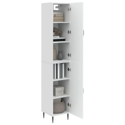 Ensemble de Meubles 2 pcs Blanc brillant 33 x 34,5 x 89,5 cm 620258620258