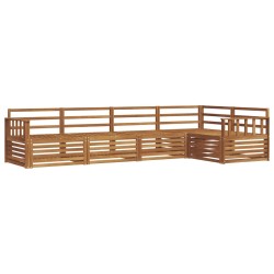 Ensemble de canapés d'extérieur 5 pcs Naturel 620262620262