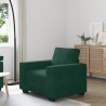 Fauteuil canapé vert foncé 100x77x82 cm velours 620264620264