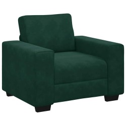 Fauteuil canapé vert foncé 100x77x82 cm velours 620264620264