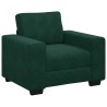 Fauteuil canapé vert foncé 100x77x82 cm velours 620264620264