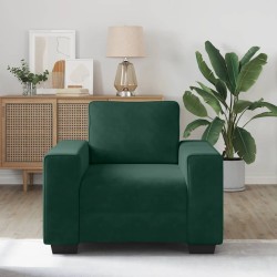 Fauteuil canapé vert foncé 100x77x82 cm velours 620264620264