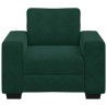 Fauteuil canapé vert foncé 100x77x82 cm velours 620264620264
