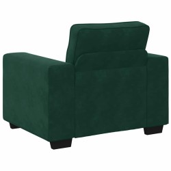 Fauteuil canapé vert foncé 100x77x82 cm velours 620264620264