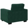 Fauteuil canapé vert foncé 100x77x82 cm velours 620264620264