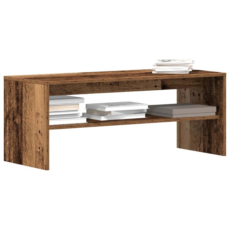Meuble TV vieux bois 100x40x40 cm bois d'ingénierie 620270620270