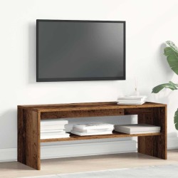 Meuble TV vieux bois 100x40x40 cm bois d'ingénierie 620270620270