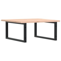 Étagère de vasque murale acier et bois de chêne massif 620273620273
