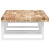 Étagère de vasque murale acier et bois massif d'acacia 620275620275