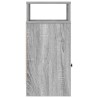 Table de chevet avec tiroir Gris Sonoma 25x31x66 cm 620279620279