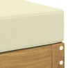 Banc de Jardin Blanc 80 x 43 x 45 cm Bois d'Acacia Massif 620283620283