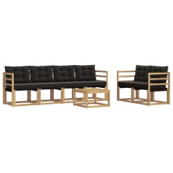 Ensemble de canapés d'extérieur avec coussin 7 pcs 620287620287