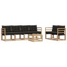 Ensemble de canapés d'extérieur avec coussin 7 pcs 620287620287