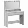 Table de Toilette avec étagère Gris Sonoma 100 x 41 x 135 cm 620293620293