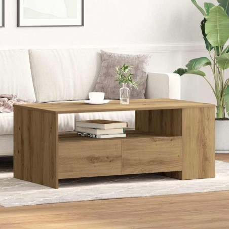 Table basse Chêne artisanal 102 x 55 x 43,5 cm 620301620301