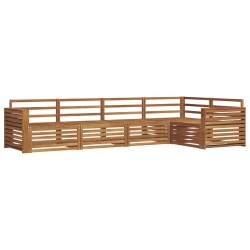 Ensemble de canapés d'extérieur 5 pcs Naturel 620302620302