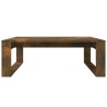 Table basse Chêne fumé 100x100x35 cm Bois d'ingénierie 620303620303