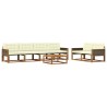 Ensemble de canapés d'extérieur 7 pcs Naturel et Crème 620304620304