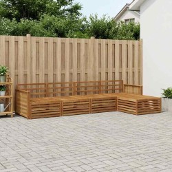 Ensemble de canapés d'extérieur 5 pcs Naturel 620307620307