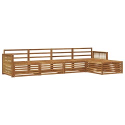Ensemble de canapés d'extérieur 5 pcs Naturel 620307620307