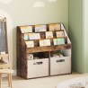 Bibliothèque pour enfants Chêne fumé 72,5 x 29,5 x 69 cm 620310620310