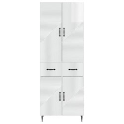 Ensemble de Meubles 2 pcs Blanc brillant 66 x 34,5 x 89,5 cm 620313620313