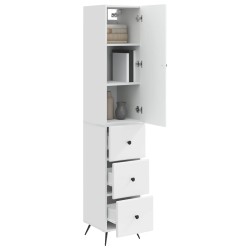 Ensemble de Meubles 2 pcs Blanc brillant 34,5 x 34,5 x 90 cm 620314620314