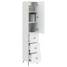 Ensemble de Meubles 2 pcs Blanc brillant 34,5 x 34,5 x 90 cm 620314620314
