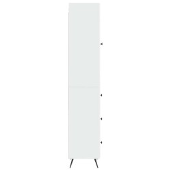 Ensemble de Meubles 2 pcs Blanc brillant 34,5 x 34,5 x 90 cm 620314620314