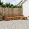 Ensemble de canapés d'extérieur 5 pcs Naturel 620315620315