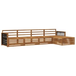 Ensemble de canapés d'extérieur 5 pcs Naturel 620315620315