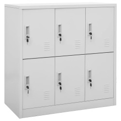 Armoire à casiers Gris clair 90x45x92,5 cm Acier 620322620322