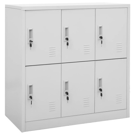 Armoire à casiers Gris clair 90x45x92,5 cm Acier 620322620322