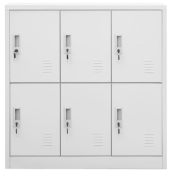 Armoire à casiers Gris clair 90x45x92,5 cm Acier 620322620322