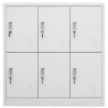 Armoire à casiers Gris clair 90x45x92,5 cm Acier 620322620322