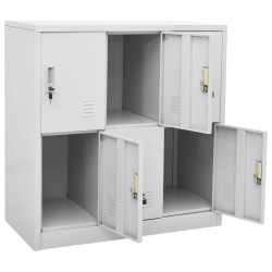 Armoire à casiers Gris clair 90x45x92,5 cm Acier 620322620322