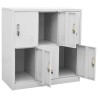 Armoire à casiers Gris clair 90x45x92,5 cm Acier 620322620322