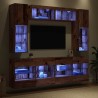 Ensemble de meuble TV mural 6 pcs Bois ancien Bois d’ingénierie 620325620325