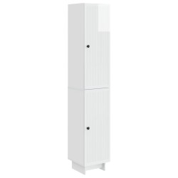Ensemble de Meubles 2 pcs Blanc brillant 34,5 x 33 x 90 cm 620326620326