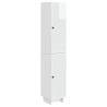 Ensemble de Meubles 2 pcs Blanc brillant 34,5 x 33 x 90 cm 620326620326