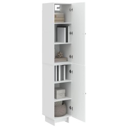 Ensemble de Meubles 2 pcs Blanc brillant 34,5 x 33 x 90 cm 620326620326