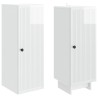 Ensemble de Meubles 2 pcs Blanc brillant 34,5 x 33 x 90 cm 620326620326