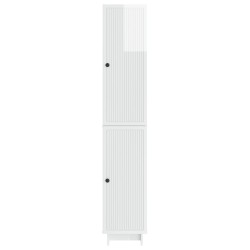 Ensemble de Meubles 2 pcs Blanc brillant 34,5 x 33 x 90 cm 620326620326