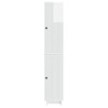 Ensemble de Meubles 2 pcs Blanc brillant 34,5 x 33 x 90 cm 620326620326
