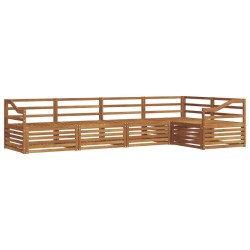 Ensemble de canapés d'extérieur 5 pcs Naturel 620331620331