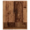 Armoire murale vieux bois 60x31x70 cm bois d'ingénierie 620333620333