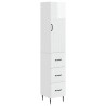 Ensemble de Meubles 2 pcs Blanc brillant 33 x 34,5 x 90 cm 620337620337