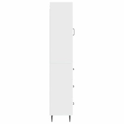 Ensemble de Meubles 2 pcs Blanc brillant 33 x 34,5 x 90 cm 620337620337
