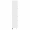 Ensemble de Meubles 2 pcs Blanc brillant 33 x 34,5 x 90 cm 620337620337