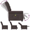 Fauteuil de massage inclinable Marron foncé Tissu 620339620339